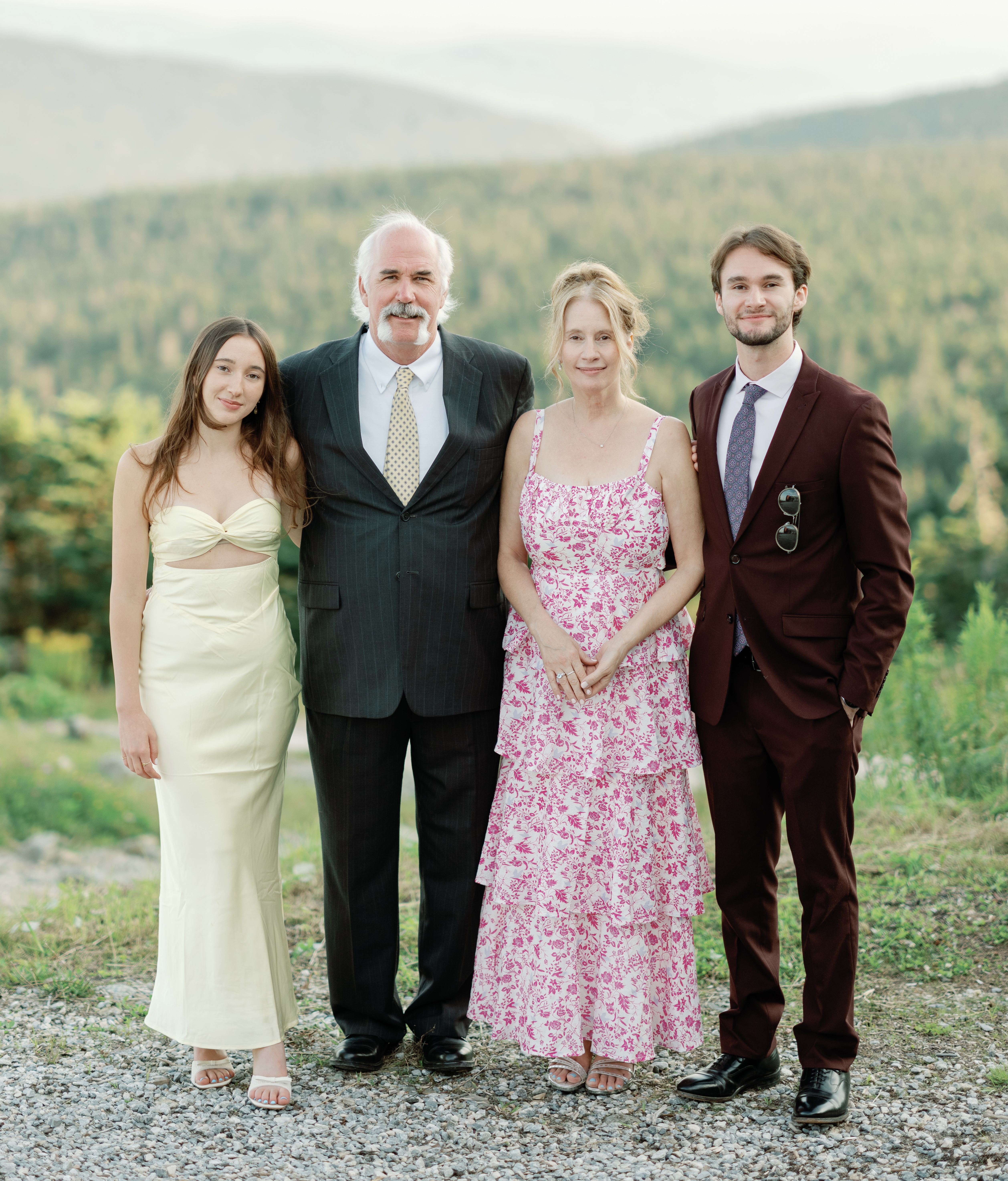 My beautiful family at a relative's wedding. August 24th, 2024<