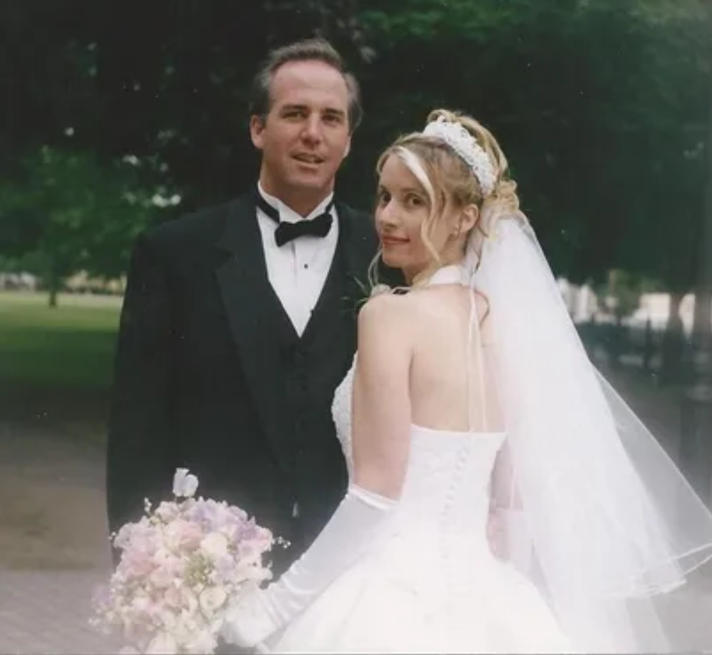 My husband and I on our wedding day. June 1st, 2001